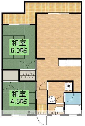 サニーハイツ(2LDK/3階)の間取り写真