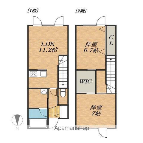 ARMレジェンド14(2LDK)の間取り写真