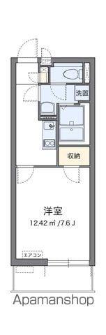 クレイノリブール横浜(1K/1階)の間取り写真
