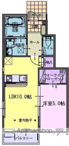 SUCCEED M(1LDK/1階)の間取り写真