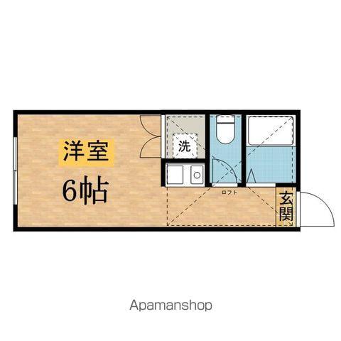 ホロンヴィレッジ永山(ワンルーム/2階)の間取り写真