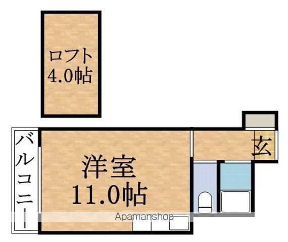 第7AMS円山(1LDK/4階)の間取り写真