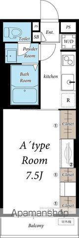 リブリ・幸谷(1K/1階)の間取り写真