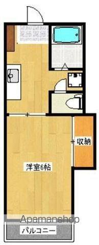 ハイツDEAR(1K/2階)の間取り写真