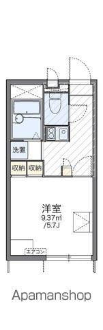 レオパレスアネックスヒーロー(1K/1階)の間取り写真