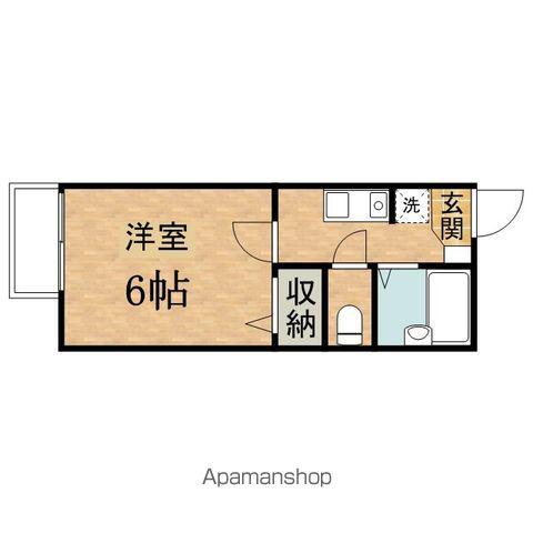 サンコーポ(1K/2階)の間取り写真