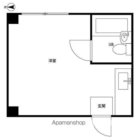 井荻パークハイツ(ワンルーム/3階)の間取り写真