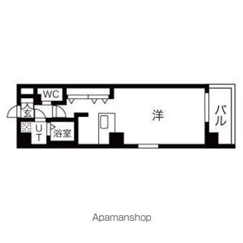 THE GD ONE(ワンルーム/4階)の間取り写真