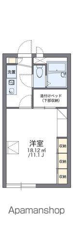レオパレスサニープレイB(1K/2階)の間取り写真