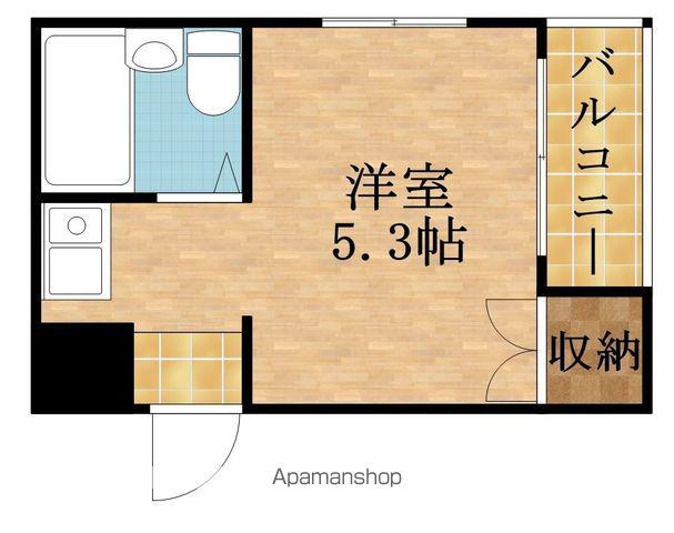 COLLECTION城北Ⅱ(ワンルーム/1階)の間取り写真
