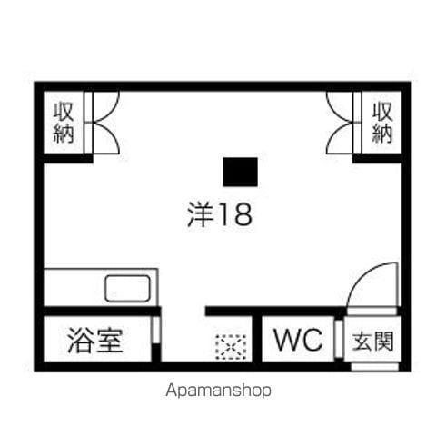 グッドフィールド美園Ⅰ(ワンルーム/2階)の間取り写真