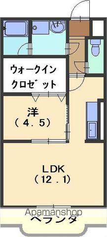 ポラリス(1LDK/3階)の間取り写真