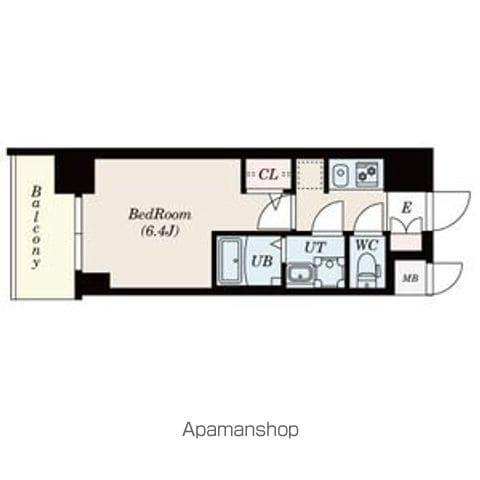 S-RESIDENCE熱田(1K/9階)の間取り写真