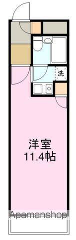 エスパシオ大町(ワンルーム/4階)の間取り写真