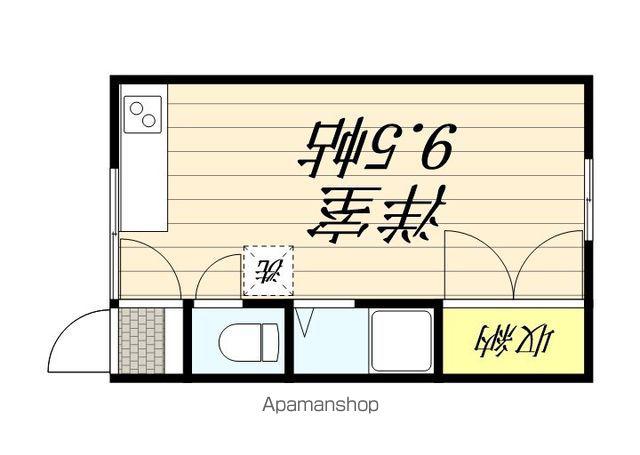 コーポはまなす(ワンルーム/2階)の間取り写真