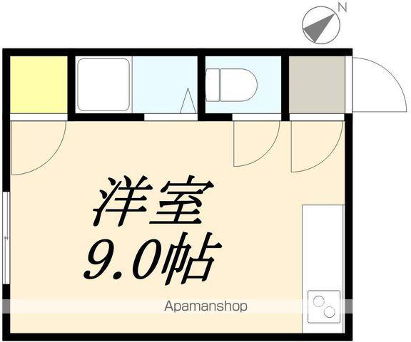 三佳ハイツA棟(ワンルーム/2階)の間取り写真