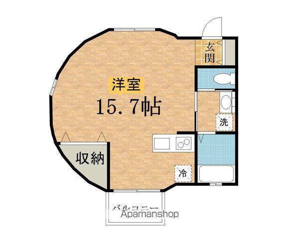 STUDIO GORDES(ワンルーム/3階)の間取り写真