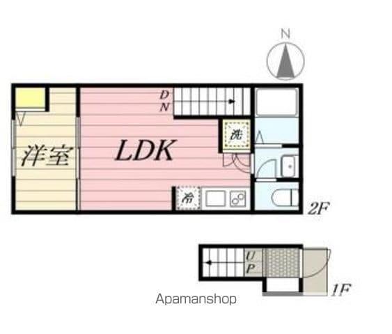 I−WOOD三鷹上連雀(1LDK)の間取り写真