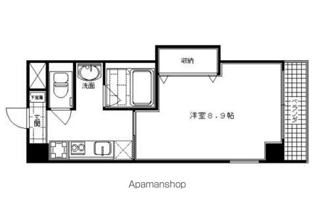 CASA DE ISSA(1K/3階)の間取り写真