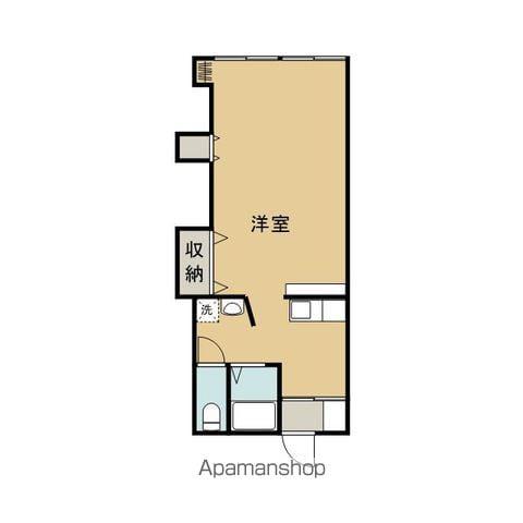 OGAL(ワンルーム/1階)の間取り写真