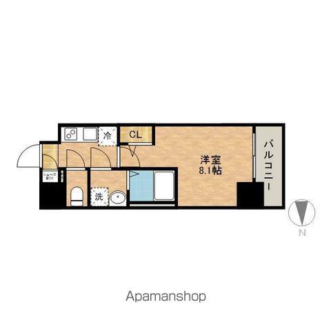エスリード新栄マルス(1K/15階)の間取り写真