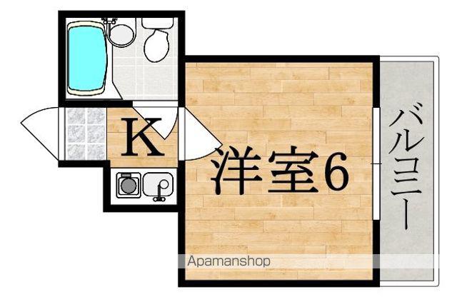 ロイヤル高田(1K/2階)の間取り写真