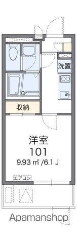 レオネクスト日新大阪(1K/1階)の間取り写真