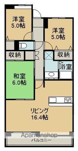 サンピボット春日井(3LDK/11階)の間取り写真