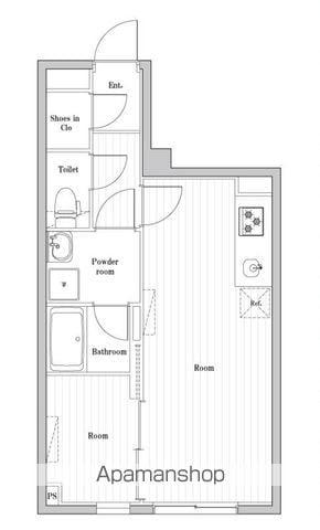 EDIT文京千石Ⅱ(1LDK/1階)の間取り写真