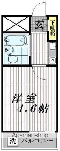 アーク高円寺(ワンルーム/2階)の間取り写真
