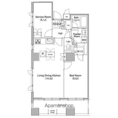 コンフォリア東池袋ウエスト(1SLDK/11階)の間取り写真