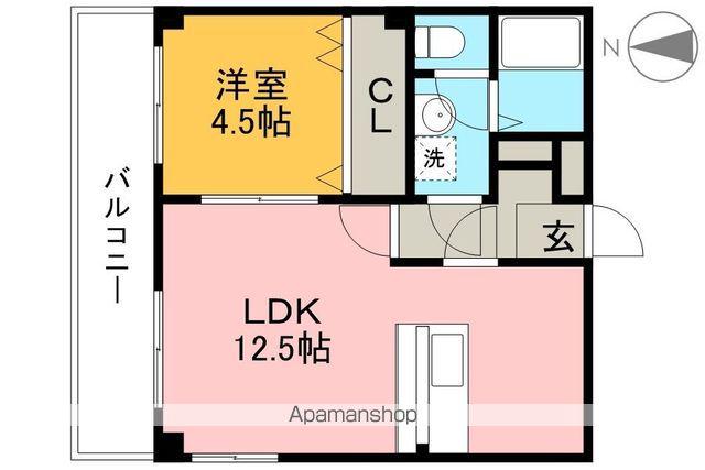 グランパレスパゴダ(1LDK/2階)の間取り写真