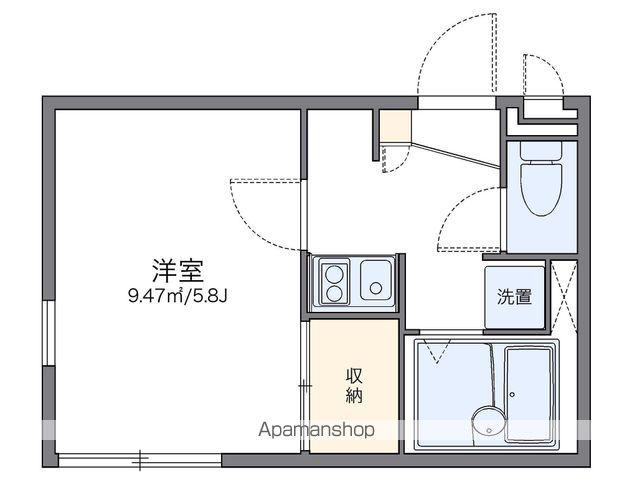 レオパレスBANBA(1K/2階)の間取り写真