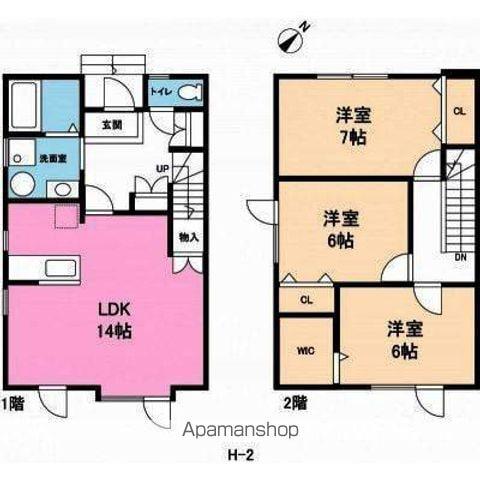 エスペランスフィールド(3LDK)の間取り写真