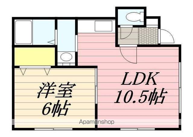 ルミエール発寒3-5(1LDK/3階)の間取り写真