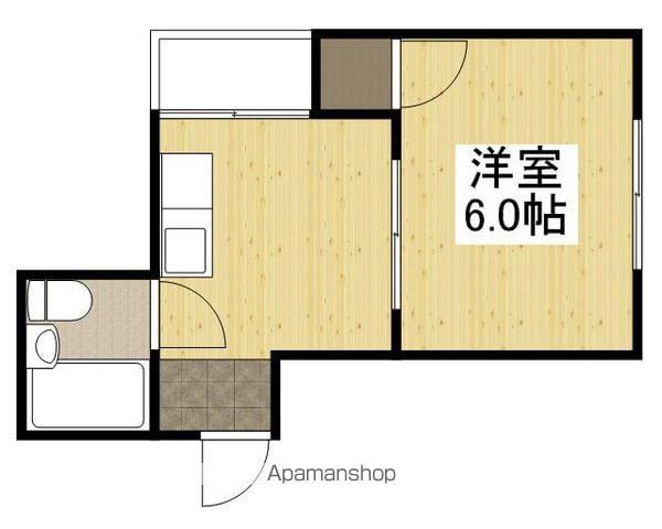 フレッシュコーエイ(1DK/3階)の間取り写真