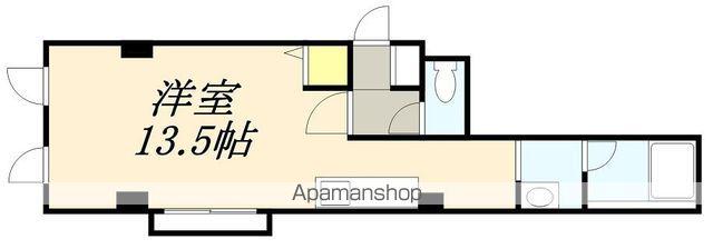 タワーガーデン(ワンルーム/4階)の間取り写真
