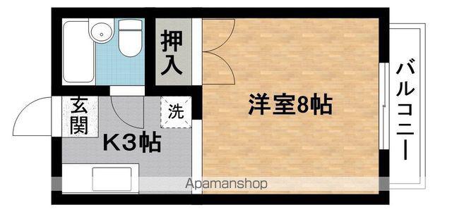 メゾン鴻之台(1K/1階)の間取り写真
