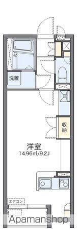 レオネクストKUZUHAⅡ(ワンルーム/1階)の間取り写真
