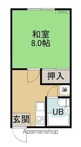 あさみコーポレス(1K/1階)の間取り写真