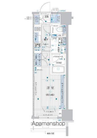 ブライズ池袋(1K/9階)の間取り写真