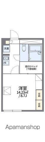 レオパレス柾里(1K/1階)の間取り写真
