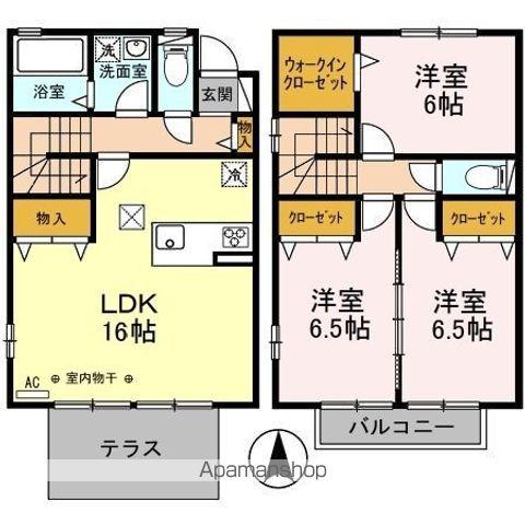 GREEN GABLES D(3LDK)の間取り写真