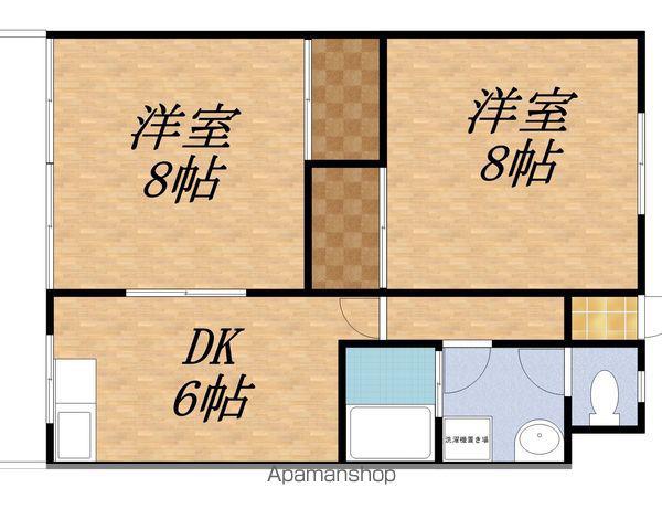 グリーンハイツ高森(2DK/1階)の間取り写真