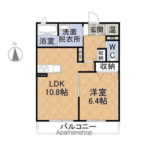 CIRUELA大溝(1LDK/3階)の間取り写真