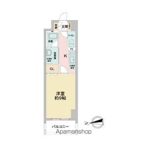 レジディア東桜(1K/6階)の間取り写真