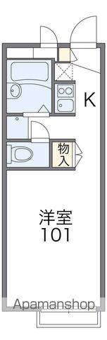レオパレスコスモス(1K/2階)の間取り写真