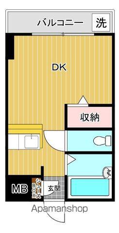 アートホームビル(ワンルーム/2階)の間取り写真