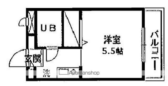 ジョイフル豊玉(1K/4階)の間取り写真