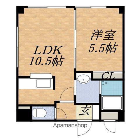 サザンセンチュリー北大(1LDK/9階)の間取り写真